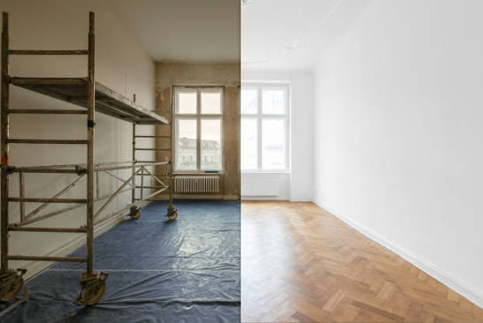 Calipro Painting before and after: Interior room refresh
